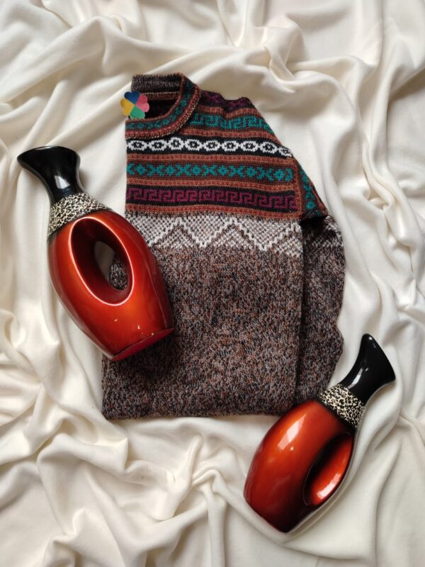 Pullover - Braun & Minze – Bild 2