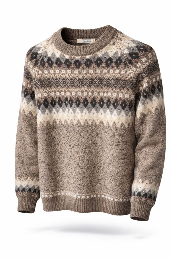 Baby Alpaka Pullover – Piedra Ceniza | 100% Baby Alpaka